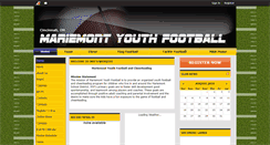 Desktop Screenshot of mariemontyouthfootball.com